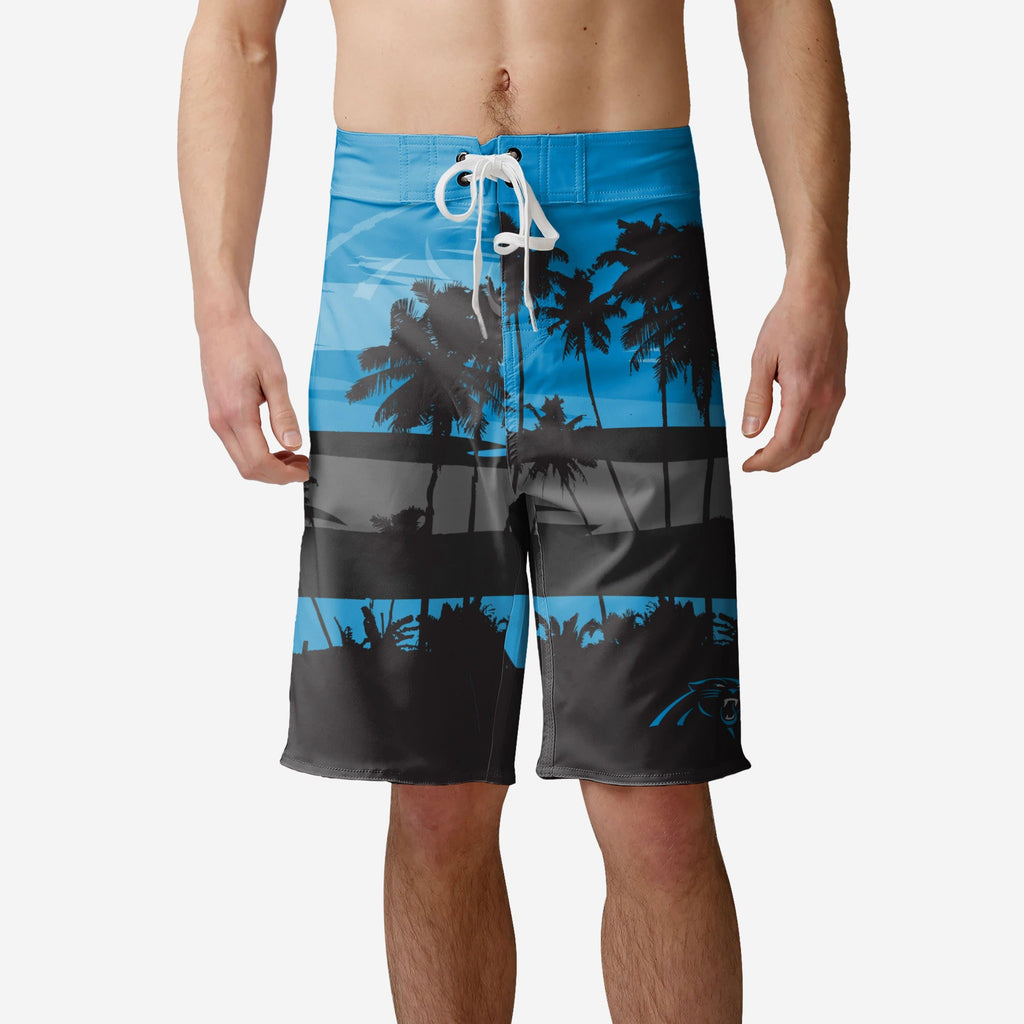 Carolina Panthers Sunset Boardshorts FOCO S - FOCO.com