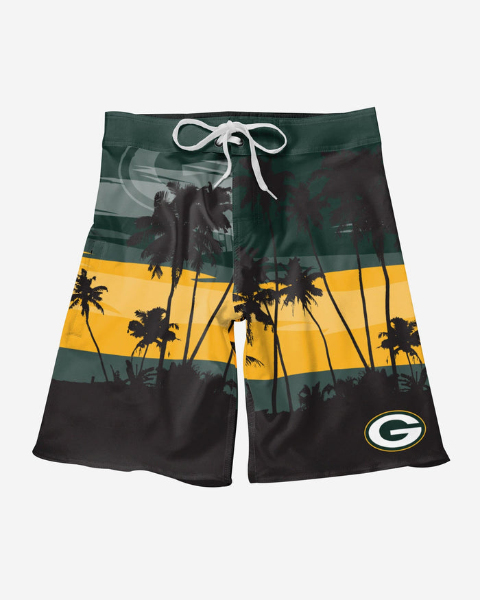 Green Bay Packers Sunset Boardshorts FOCO - FOCO.com