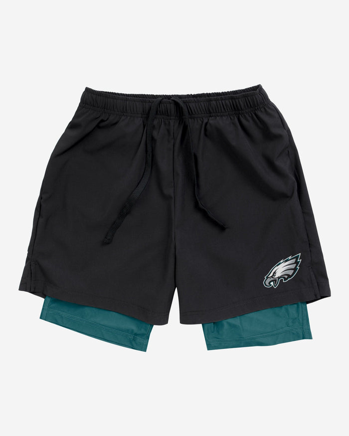 Philadelphia Eagles Black Team Color Lining Shorts FOCO - FOCO.com
