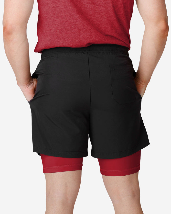 Tampa Bay Buccaneers Black Team Color Lining Shorts FOCO - FOCO.com