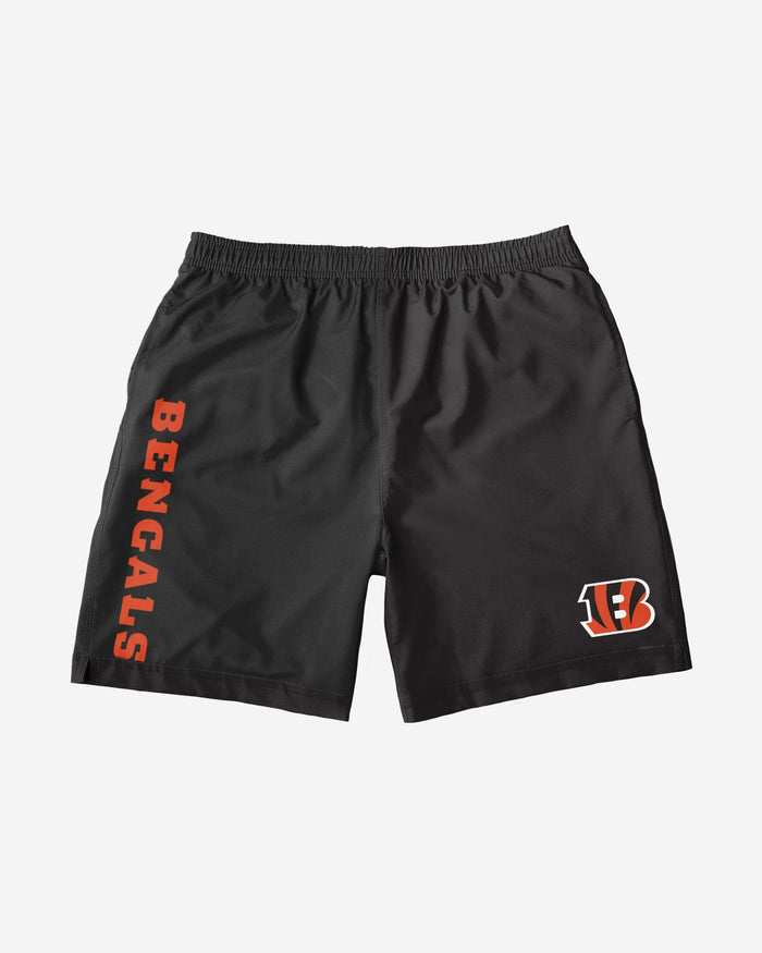 Cincinnati Bengals Solid Wordmark Traditional Swimming Trunks FOCO - FOCO.com