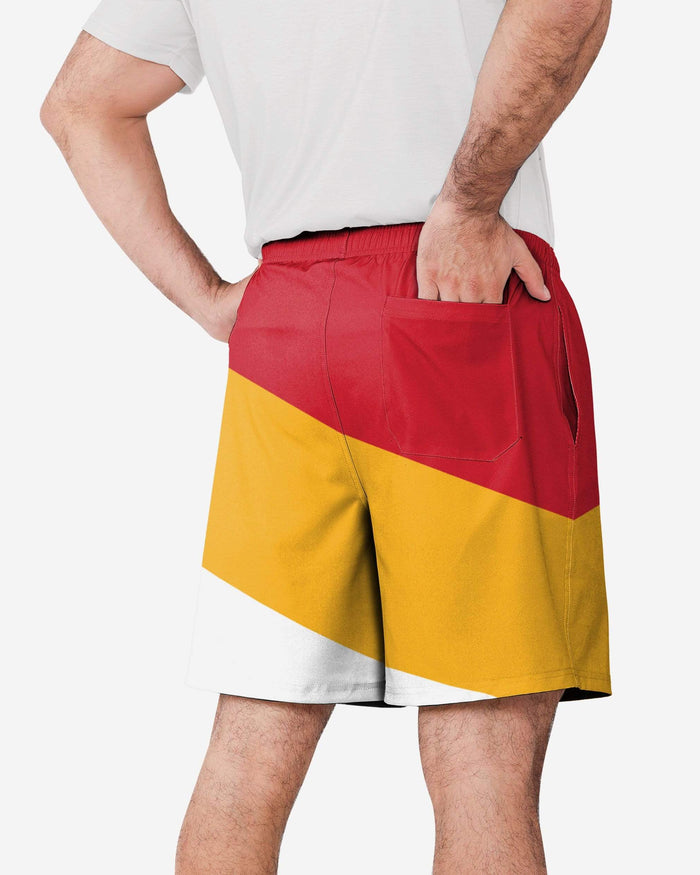 Kansas City Chiefs Colorblock Double Down Liner Training Shorts FOCO - FOCO.com