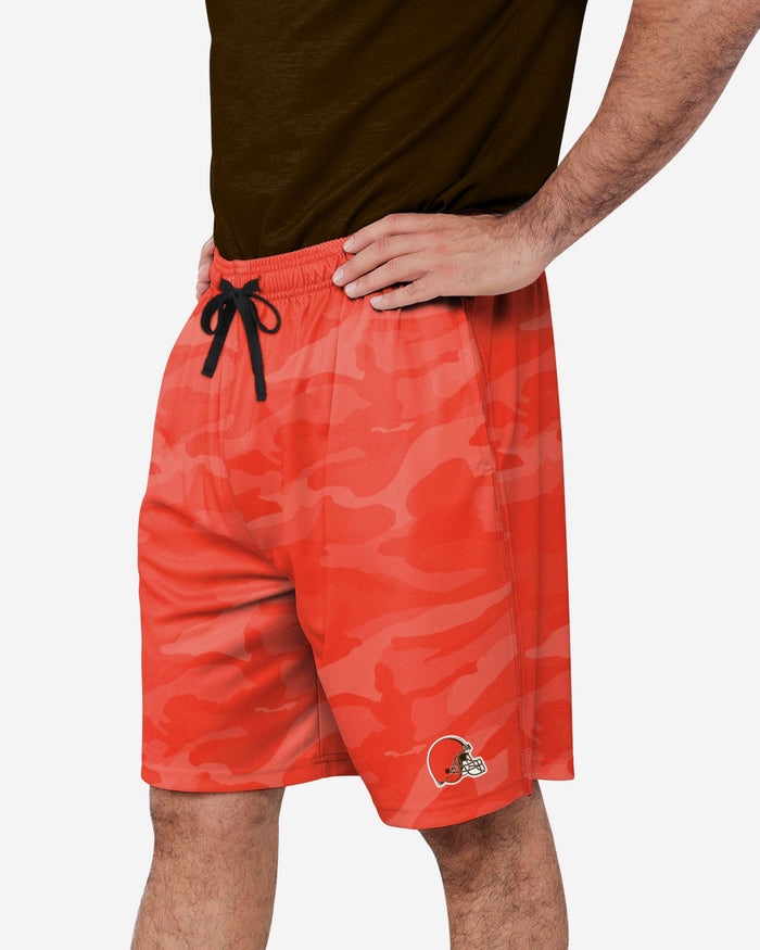 Cleveland Browns Cool Camo Training Shorts FOCO S - FOCO.com