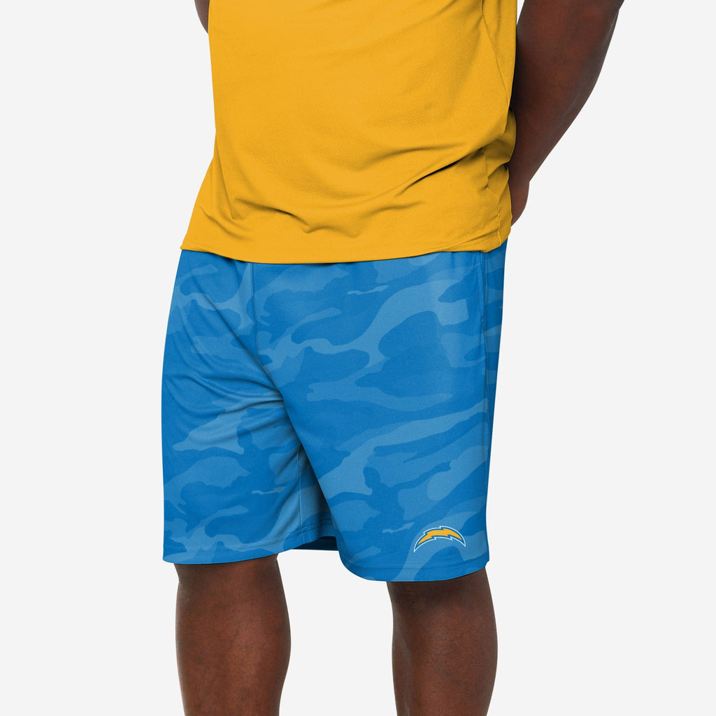 Los Angeles Chargers Cool Camo Training Shorts FOCO S - FOCO.com