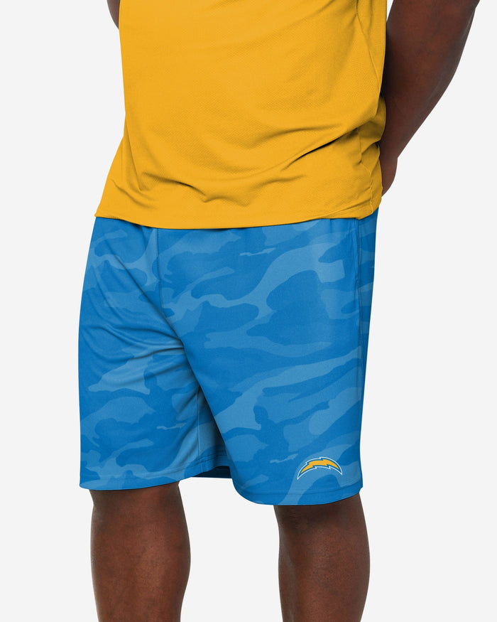 Los Angeles Chargers Cool Camo Training Shorts FOCO S - FOCO.com