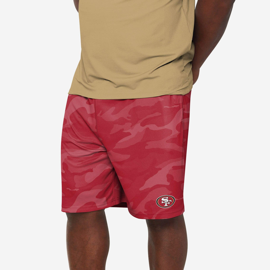 San Francisco 49ers Cool Camo Training Shorts FOCO S - FOCO.com