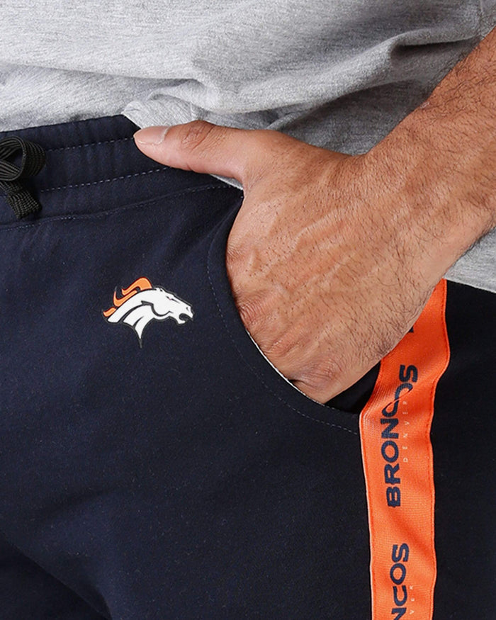 Denver Broncos Lazy Lounge Fleece Shorts FOCO - FOCO.com