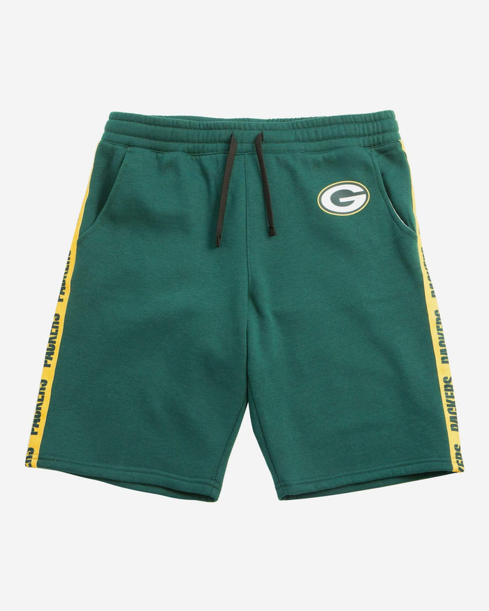 Green Bay Packers Lazy Lounge Fleece Shorts FOCO - FOCO.com
