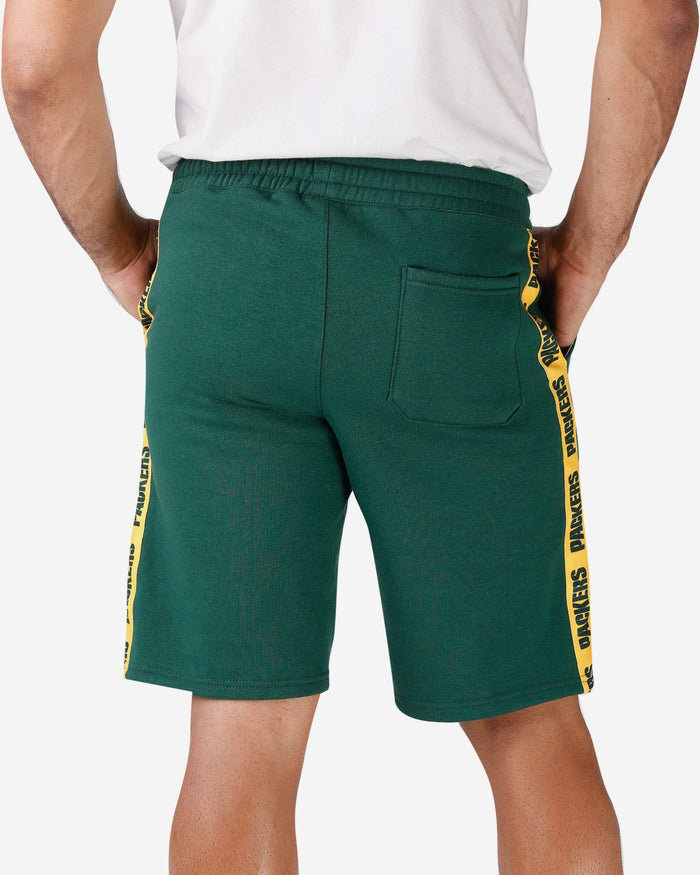 Green Bay Packers Lazy Lounge Fleece Shorts FOCO - FOCO.com