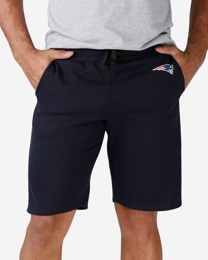 New England Patriots Lazy Lounge Fleece Shorts FOCO S - FOCO.com