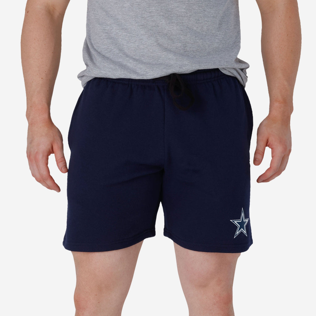 Dallas Cowboys Solid Fleece Shorts FOCO S - FOCO.com