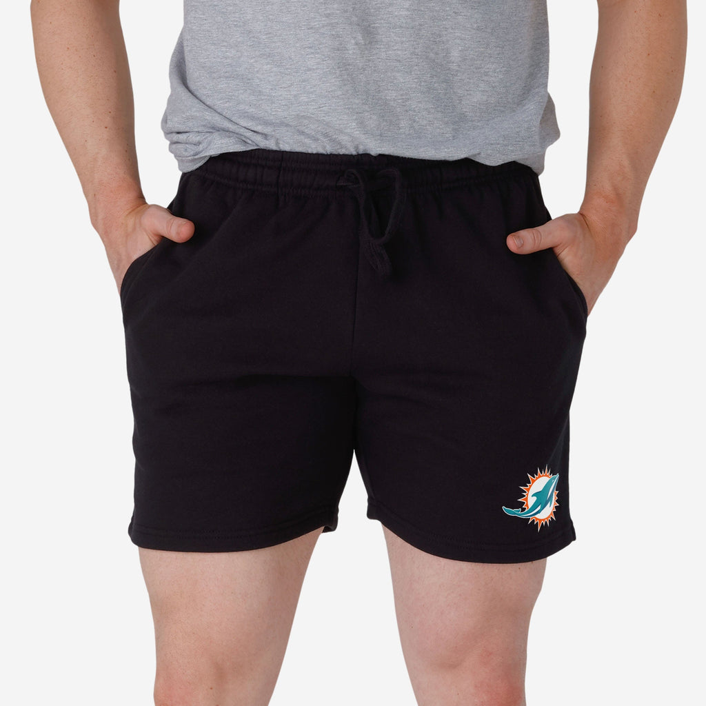 Miami Dolphins Solid Fleece Shorts FOCO S - FOCO.com