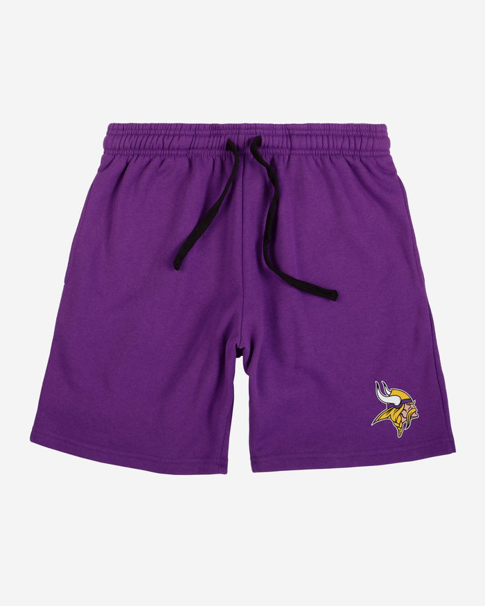 Minnesota Vikings Solid Fleece Shorts FOCO - FOCO.com
