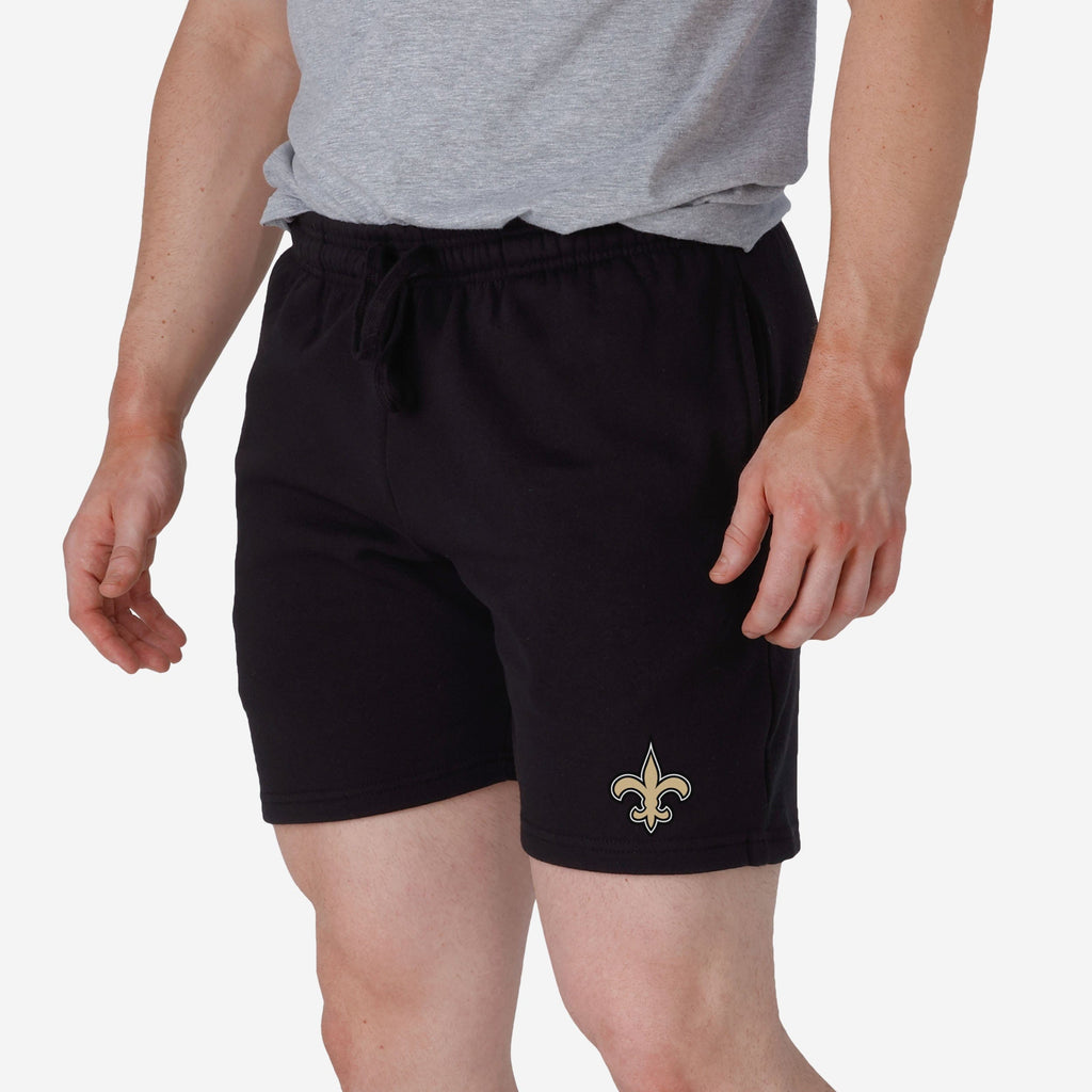 New Orleans Saints Solid Fleece Shorts FOCO S - FOCO.com