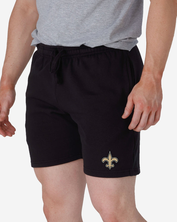 New Orleans Saints Solid Fleece Shorts FOCO S - FOCO.com