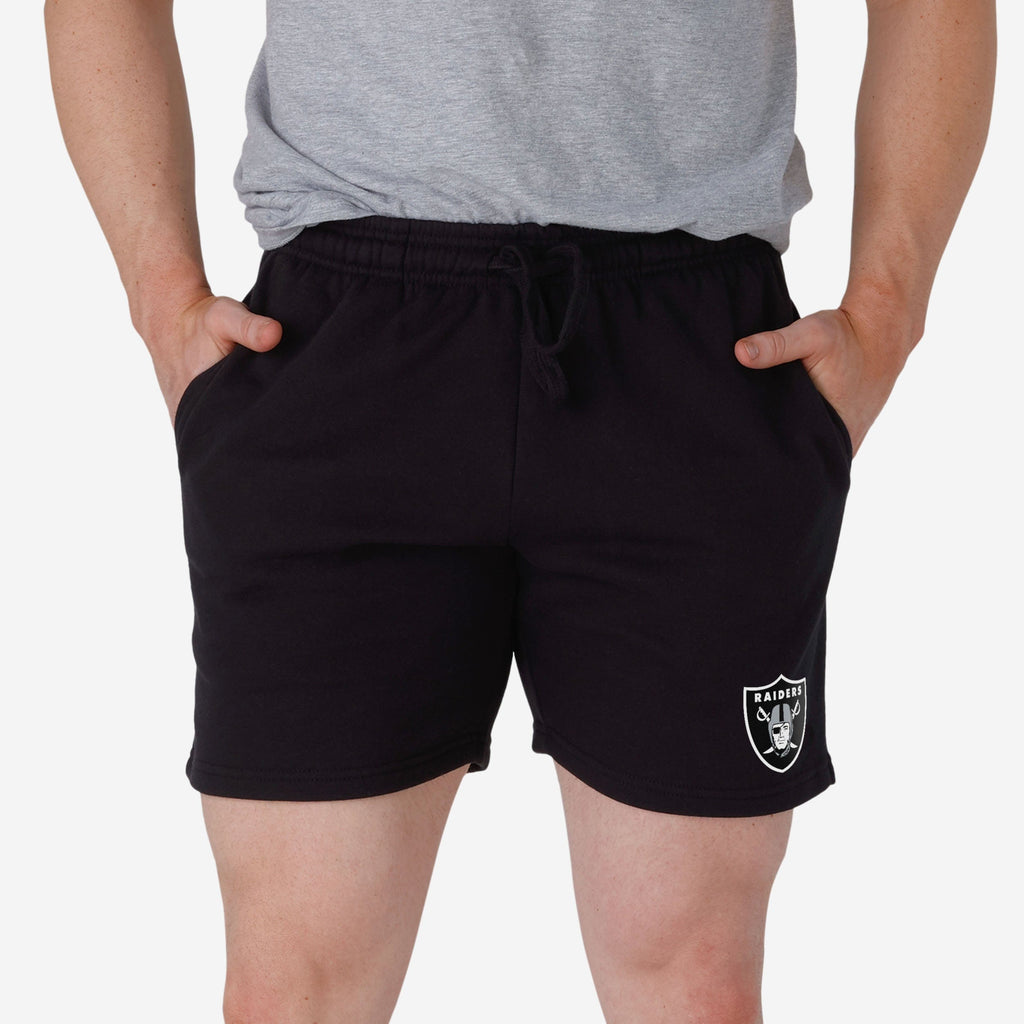 Las Vegas Raiders Solid Fleece Shorts FOCO S - FOCO.com