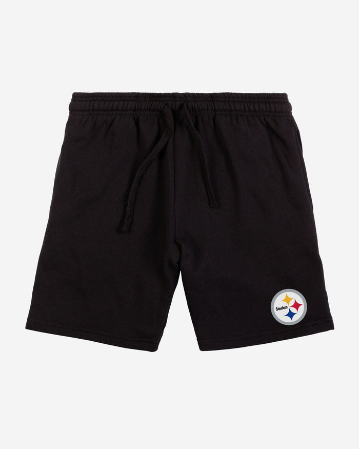 Pittsburgh Steelers Solid Fleece Shorts FOCO - FOCO.com