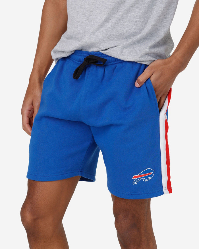 Buffalo Bills Side Stripe Fleece Shorts FOCO S - FOCO.com