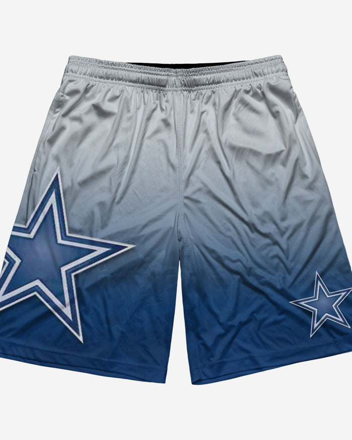 Dallas Cowboys Gradient Big Logo Training Shorts FOCO - FOCO.com