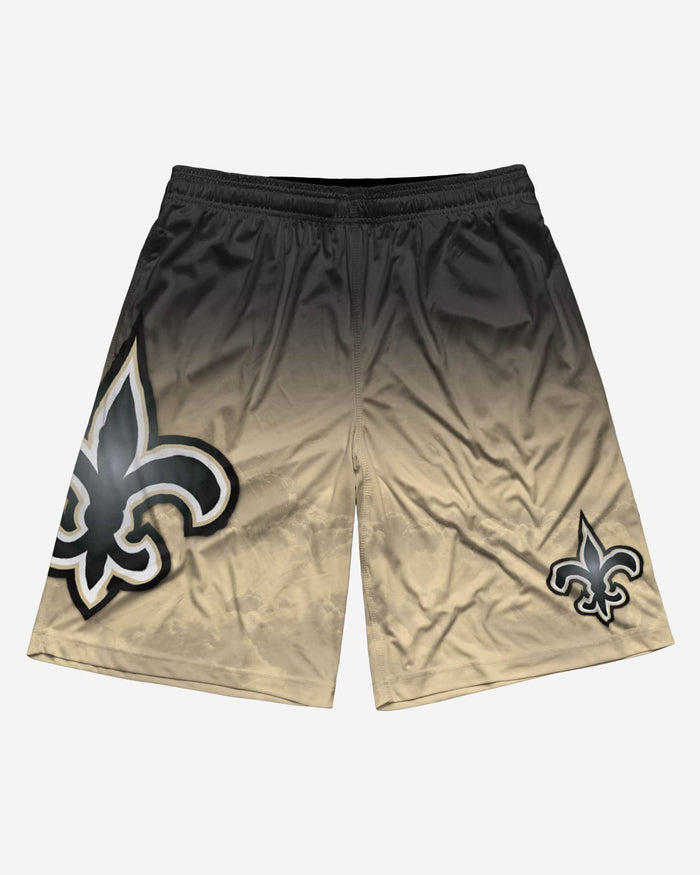 New Orleans Saints Gradient Big Logo Training Shorts FOCO - FOCO.com