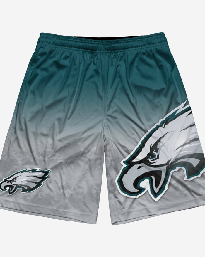 Philadelphia Eagles Gradient Big Logo Training Shorts FOCO - FOCO.com