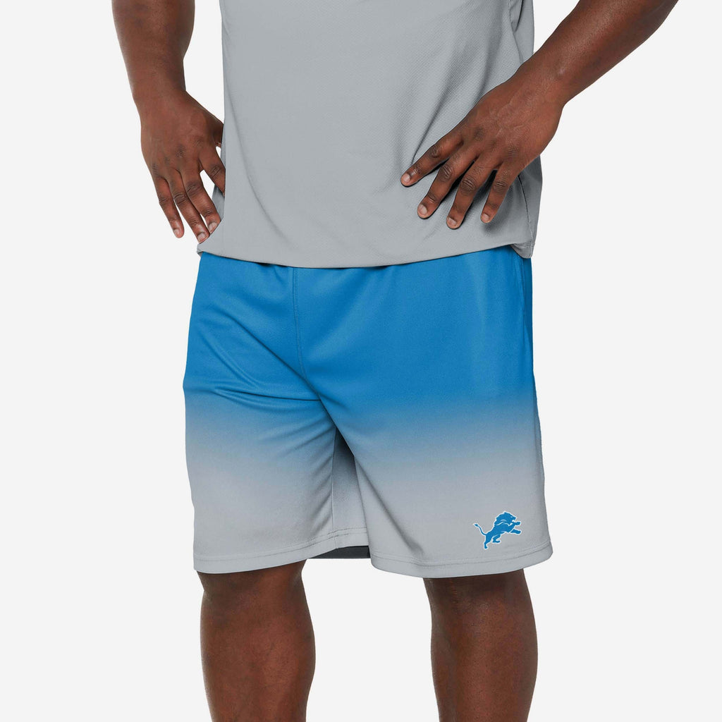 Detroit Lions Game Ready Gradient Training Shorts FOCO S - FOCO.com