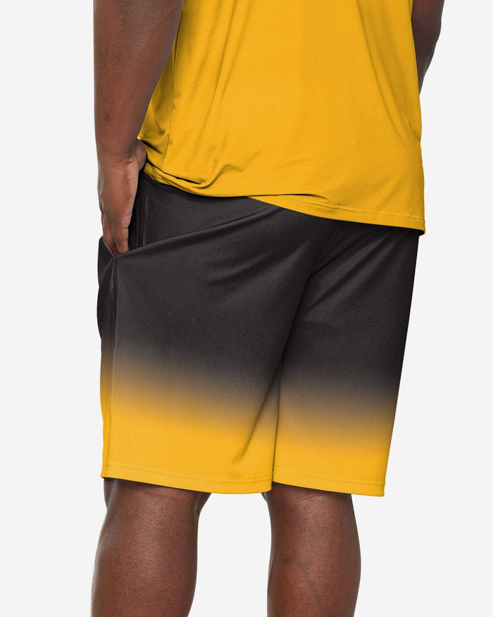 Pittsburgh Steelers Game Ready Gradient Training Shorts FOCO - FOCO.com