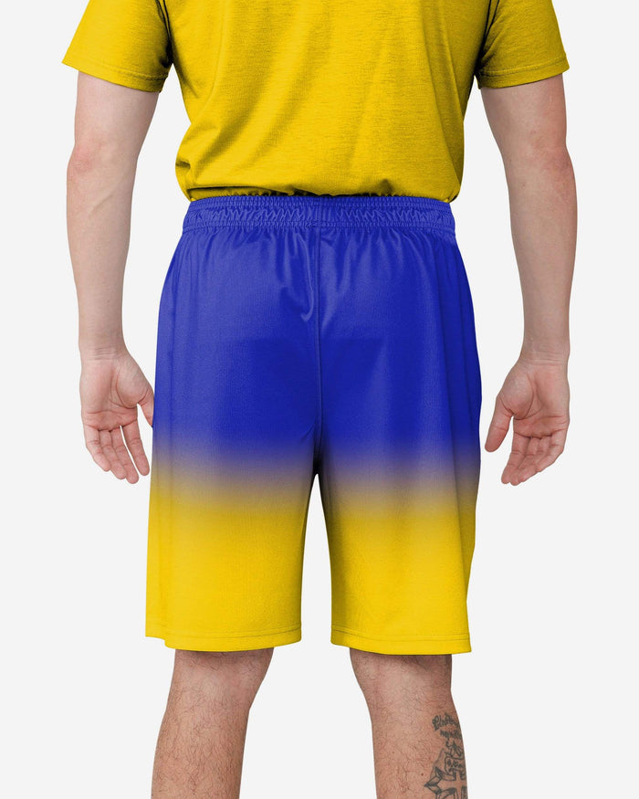 Los Angeles Rams Game Ready Gradient Training Shorts FOCO - FOCO.com