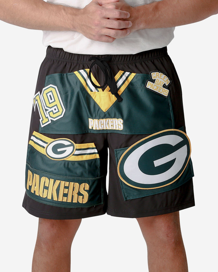 Green Bay Packers Ultimate Uniform Shorts FOCO S - FOCO.com