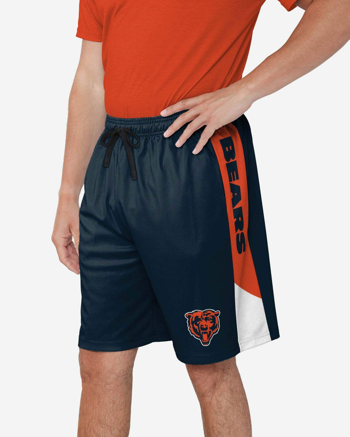 Chicago Bears Side Stripe Training Shorts FOCO S - FOCO.com