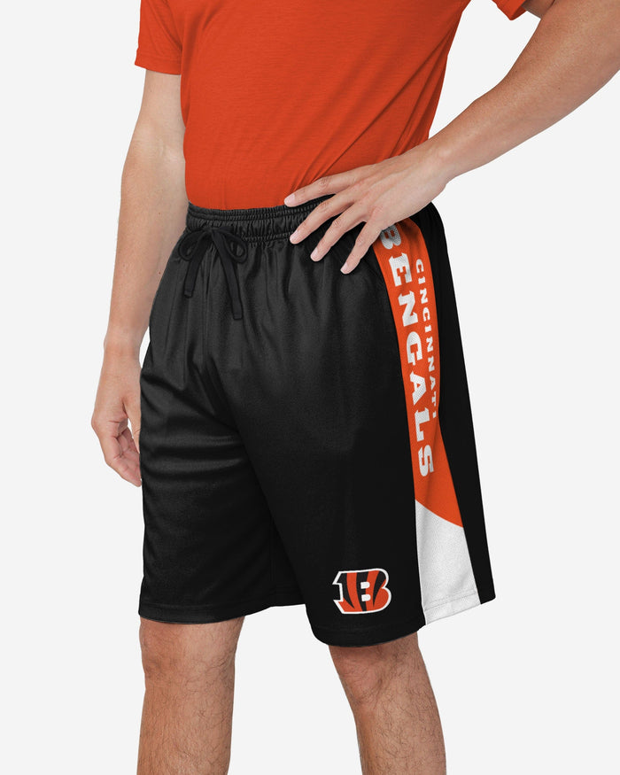 Cincinnati Bengals Side Stripe Training Shorts FOCO S - FOCO.com