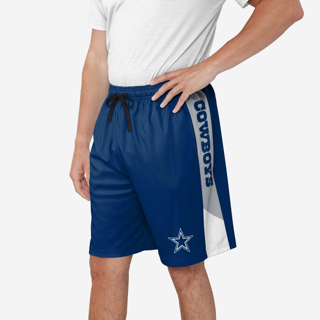 Dallas Cowboys Side Stripe Training Shorts FOCO S - FOCO.com