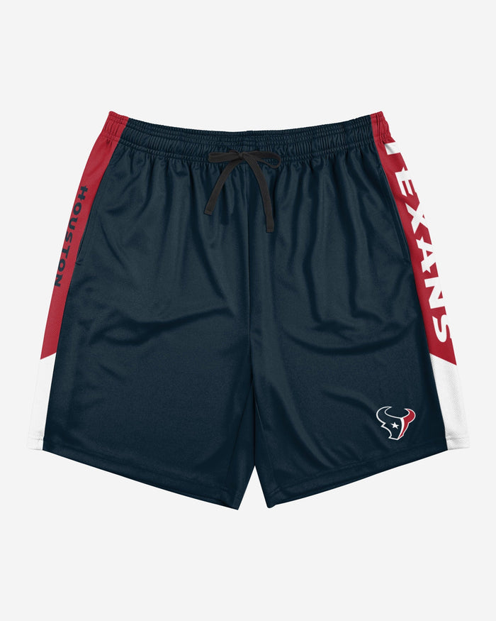 Houston Texans Side Stripe Training Shorts FOCO - FOCO.com