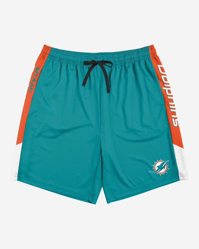 Miami Dolphins Side Stripe Training Shorts FOCO - FOCO.com