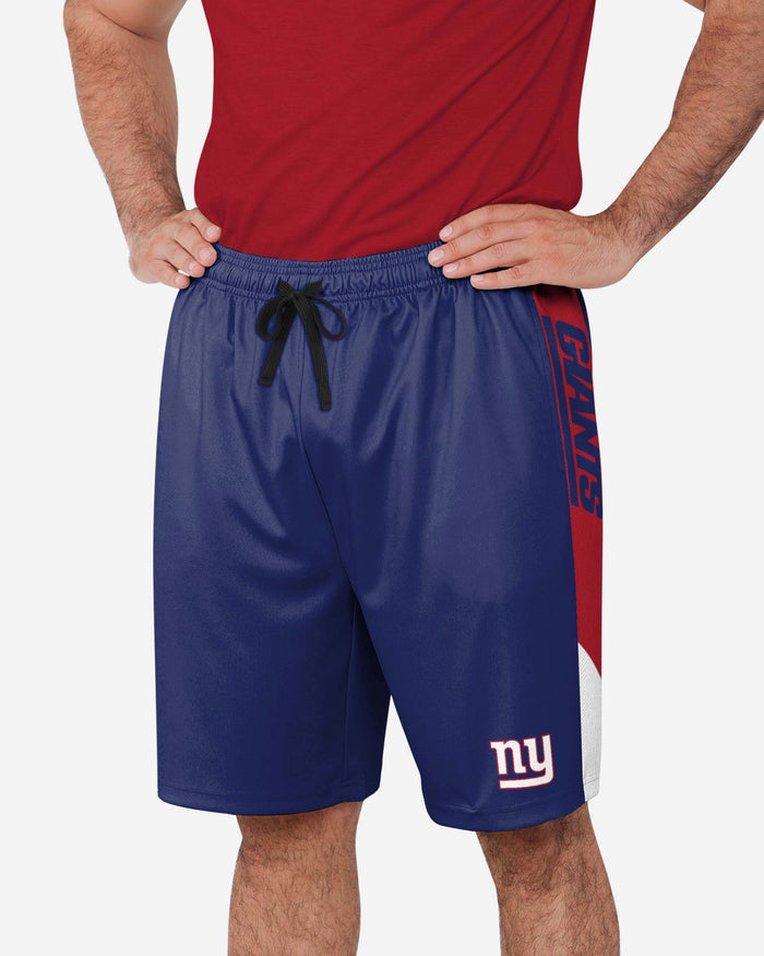 New York Giants Side Stripe Training Shorts FOCO S - FOCO.com