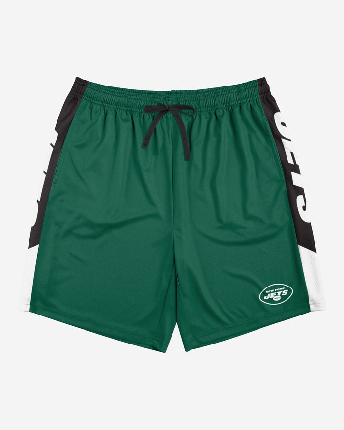 New York Jets Side Stripe Training Shorts FOCO - FOCO.com