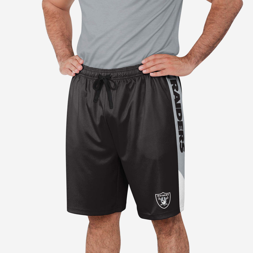 Las Vegas Raiders Side Stripe Training Shorts FOCO S - FOCO.com