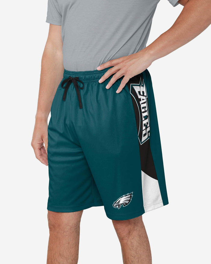 Philadelphia Eagles Side Stripe Training Shorts FOCO S - FOCO.com