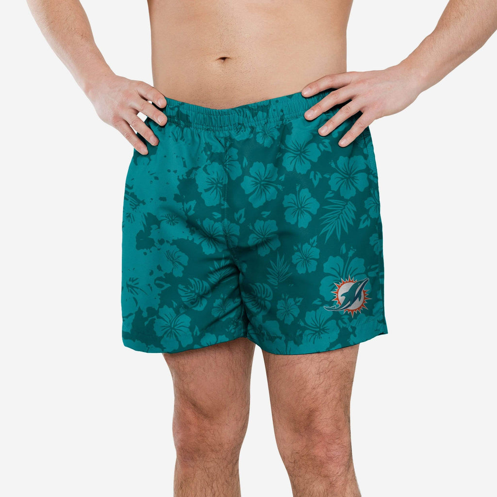 Miami Dolphins Color Change-Up Swimming Trunks FOCO S - FOCO.com