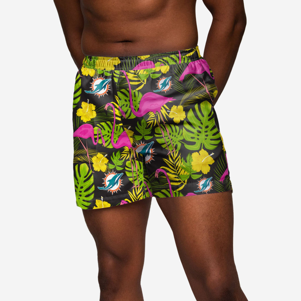 Miami Dolphins Highlights Swimming Trunks FOCO S - FOCO.com