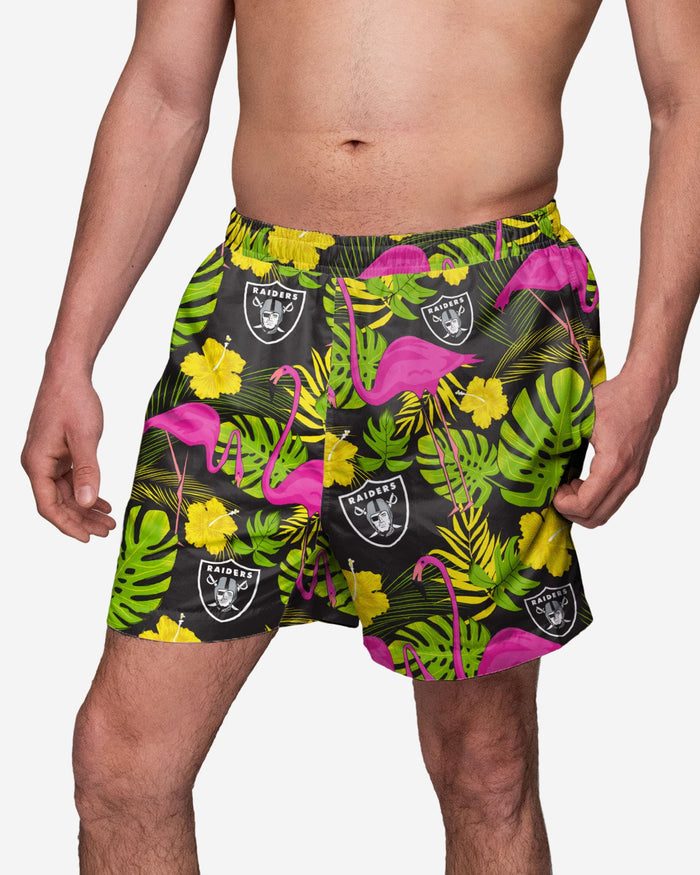 Las Vegas Raiders Highlights Swimming Trunks FOCO S - FOCO.com