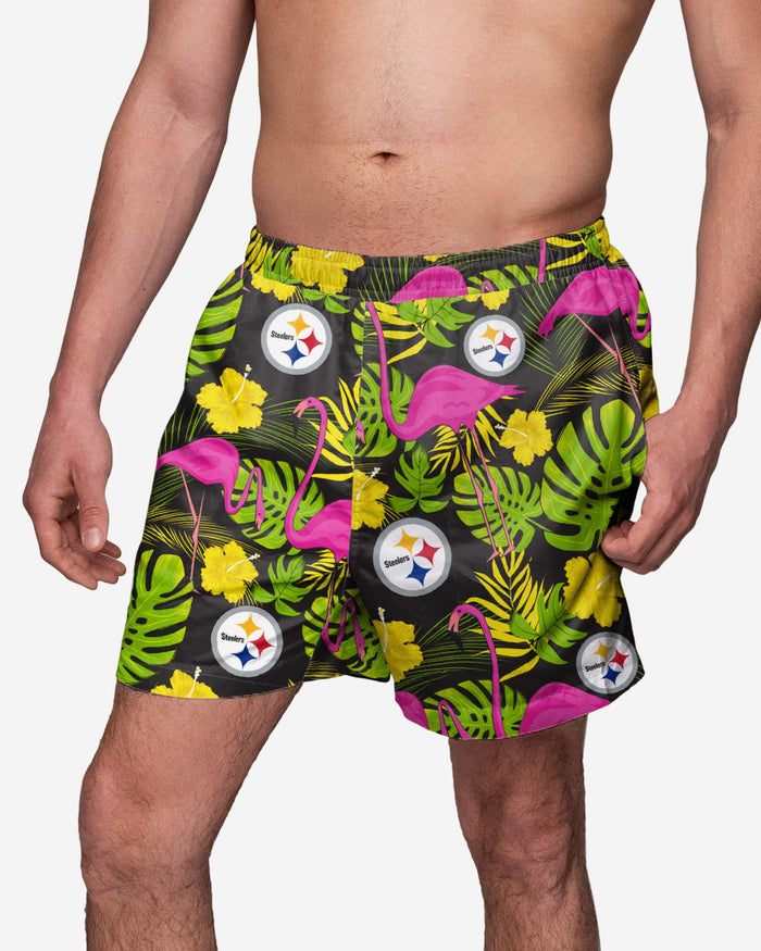 Pittsburgh Steelers Highlights Swimming Trunks FOCO S - FOCO.com