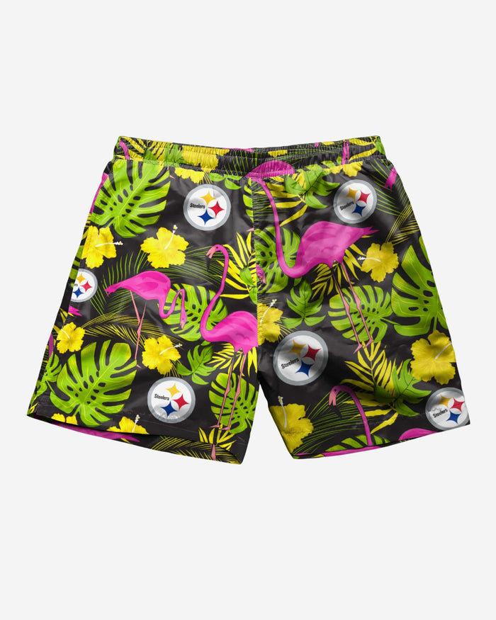 Pittsburgh Steelers Highlights Swimming Trunks FOCO - FOCO.com