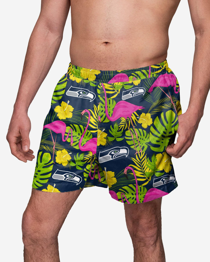 Seattle Seahawks Highlights Swimming Trunks FOCO S - FOCO.com