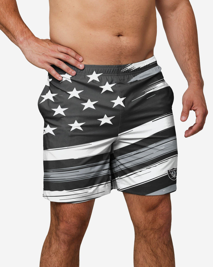 Las Vegas Raiders Americana Swimming Trunks FOCO S - FOCO.com