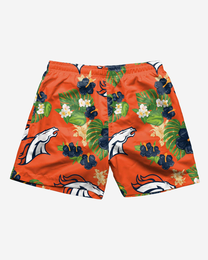 Denver Broncos Floral Swimming Trunks FOCO - FOCO.com