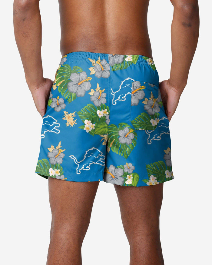 Detroit Lions Floral Swimming Trunks FOCO - FOCO.com