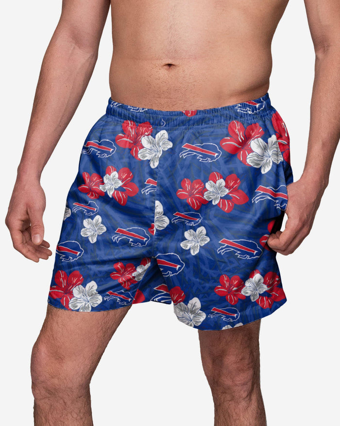 Buffalo Bills Hibiscus Swimming Trunks FOCO S - FOCO.com