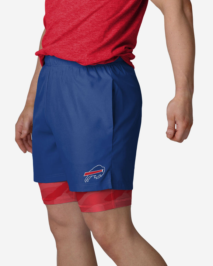 Buffalo Bills Team Color Camo Liner Shorts FOCO S - FOCO.com