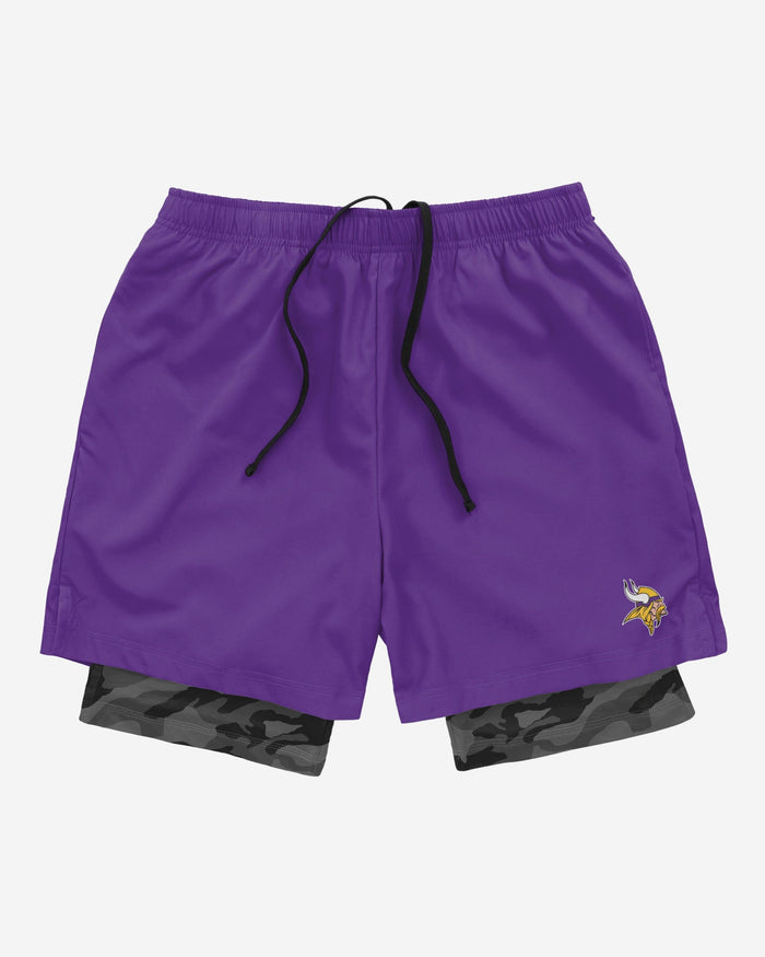 Minnesota Vikings Team Color Camo Liner Shorts FOCO - FOCO.com